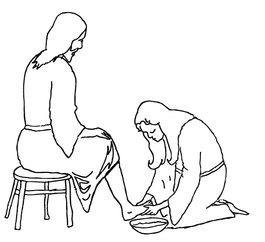 clip art jesus washing feet - photo #44
